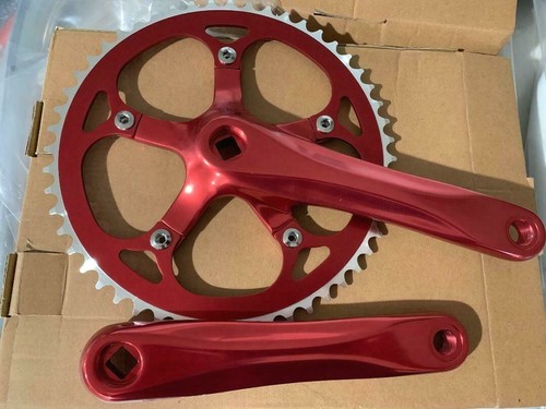 Set pedivelle bici rosse - , in