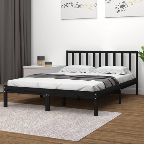 Vidaxl giroletto nero legno - giroletto,