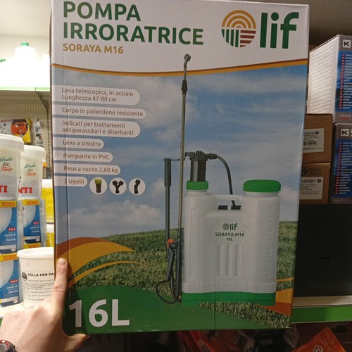 Pompa spalla manuale lt - a,