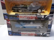city cruiser sc1/43 lotto due modelli oldsmobile+cadilac