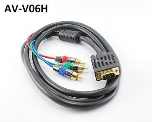 Cavo 3rca maschio componente - 3rca, a