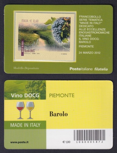 Tessera filatelica 2012 - 2012, il