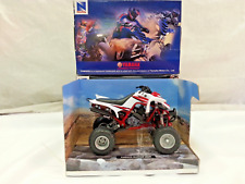 NEW-RAY MODELLINO QUAD YAMAHA RAPTOR 660R COLORE BIANCO/RED SCALA 1:12 DIE-CAST