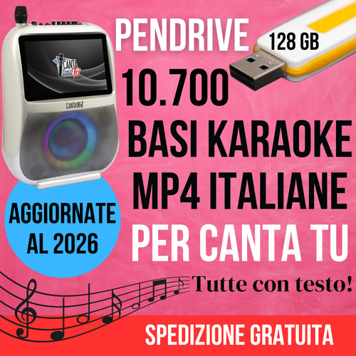 Basi karaoke per cantatu - per,