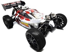  BUGGY FIRESTONE 1/8 RADIOCOMANDATO MOTORE SCOPPIO GO21 OFF-ROAD 4WD RTR HIMOTO