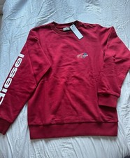 Felpa Crewneck Diesel Bordeaux