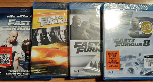 Fast furious 8 set di - furious, 5+6+7+8