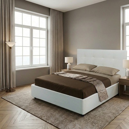 Letto matrimoniale contenitore - letto,