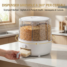 Dispenser cereali girevole - dispenser,