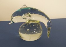 Delfino in vetro  vintage 