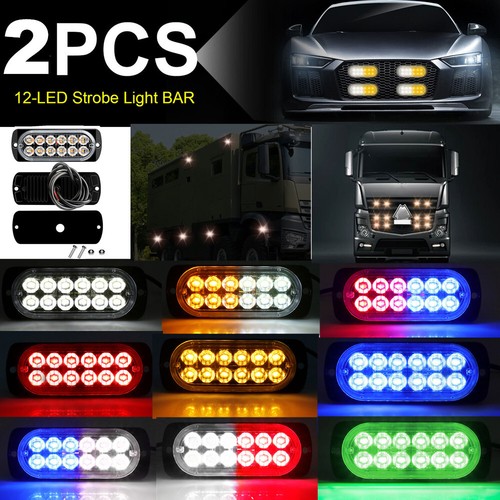 2pz 12led auto lampeggiante - 2pz,