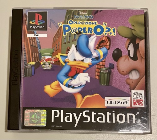 Gioco ps1 raro paperino - gioco,