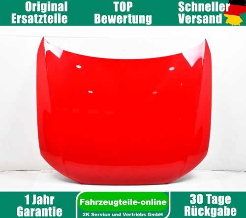 Cofano motore rosso brillante