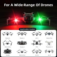 Luce Stroboscopica Flash LED per DJI Mini 4Pro/Air/Mavic/FPV Serie Drone RC