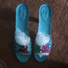 Scarpe sandali mules tacco a