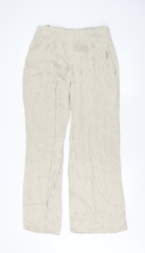Zara pantalone donna beige - zara,