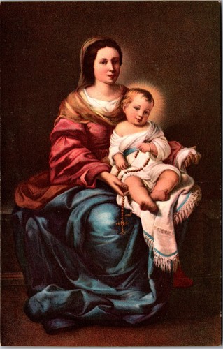 Madonna del rosario dipinto - del, di