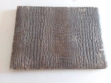 ALBUM FOTOGRAFICO ANNI '30   IMPORTANTE FUNERALE  ALBUM IN PELLE