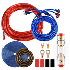 Kit Cavi Amplificatore Auto 10GA, Set Cavi Audio Auto Di Alta Qualità per Amplif