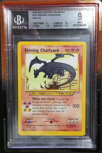 Bgs 2002 shining charizard - 9,