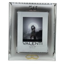 Cornice Cinquantesimo anniversario di matrimonio nozze d'oro firmata Made in Ita