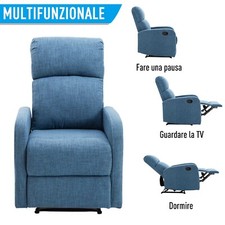 Poltrona tessuto relax manuale - poltrona,