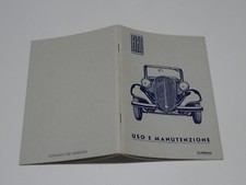 LIBRETTO USO E MANUTENZIONE