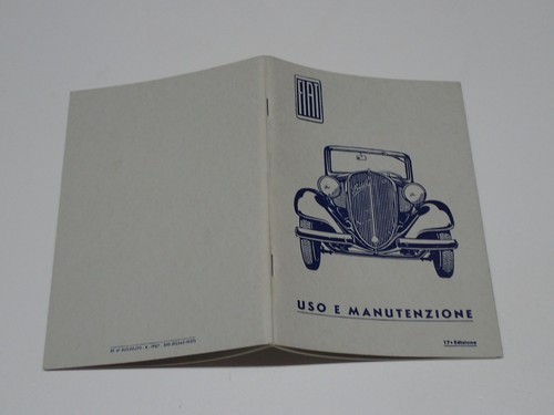 Libretto uso manutenzione - libretto, e