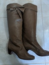 Stivali Pollini N 39 Vero Cuoio Made In Italy Anfibi  Vintage Scarpe Shoes 