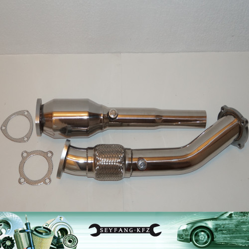 Acciaio inox downpipe 76mm - downpipe, +