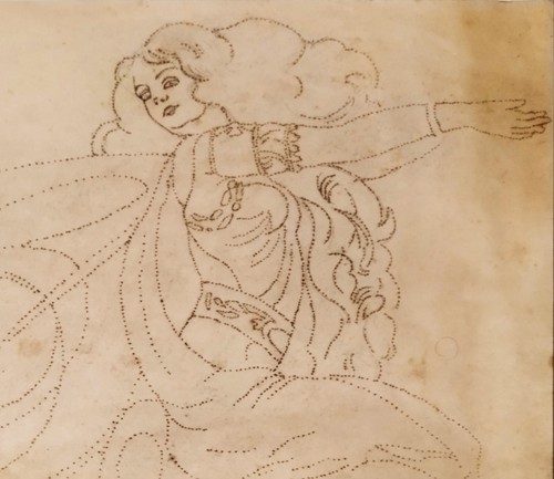 Antico disegno spolvero - spolvero, su