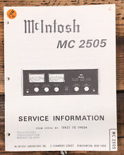 McIntosh MC2505 MC-2505