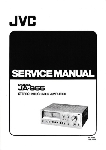 Manuale servizio per jvc - manuale,