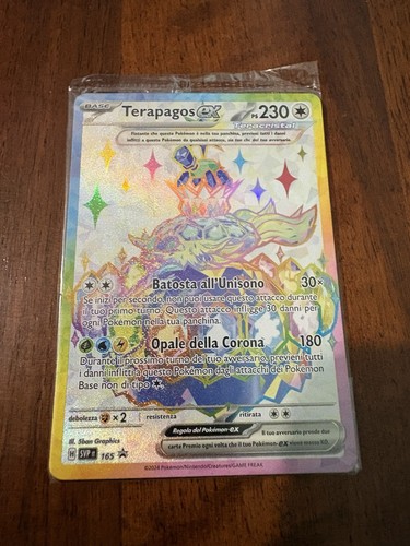 Carta pokémon terapagos - carta, ex