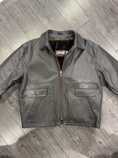 VINTAGE SCHOTT 693 Leather Jacket Steerhide Size 50 USA (XXL) - MINT CONDITION