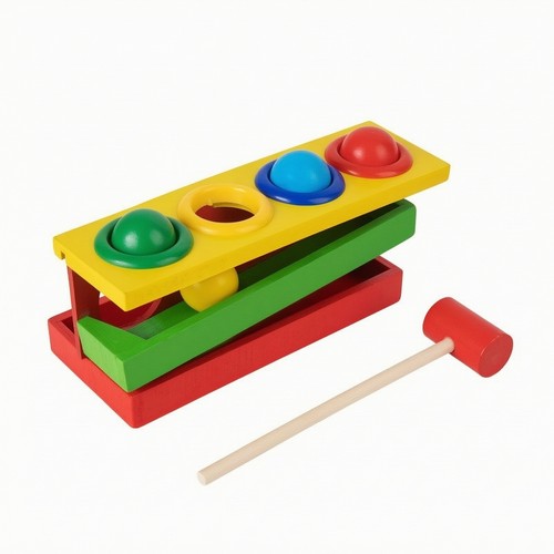 Gioco con martello palline - con,