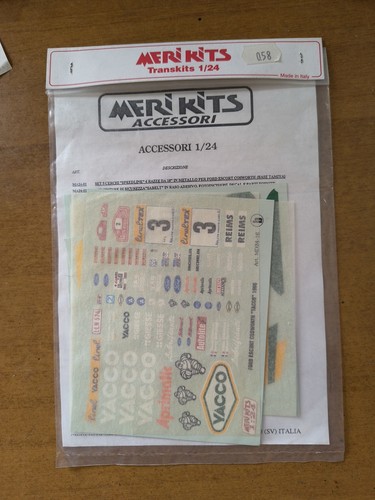 Decals ford escort yacco - escort,