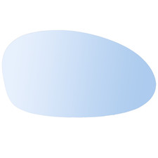 Vetro Specchietto Destro Blu