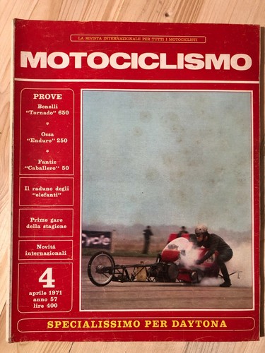 Rivista motociclismo 1971 - rivista,