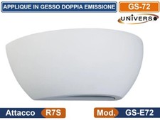 APPLIQUE MEZZA LUNA GESSO