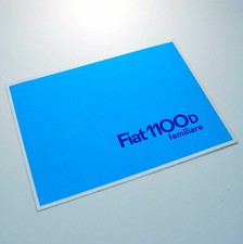 FIAT 1100 D FAMILIARE DEPLIANT