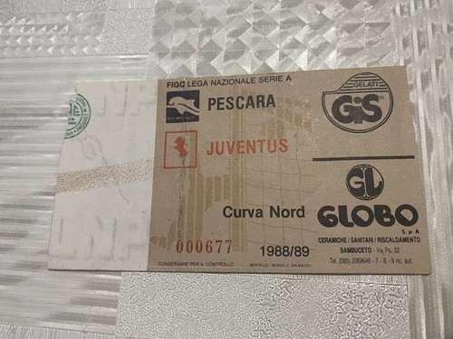 Pescara juventus 1988 - pescara-juventus, 1988/89