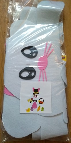 Coniglietto gigante feltro - in,