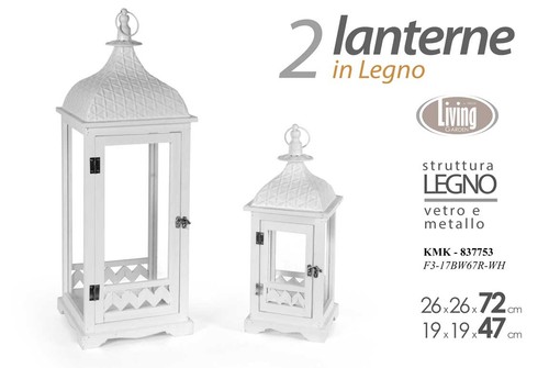 Set lanterne portacandela - set, 2
