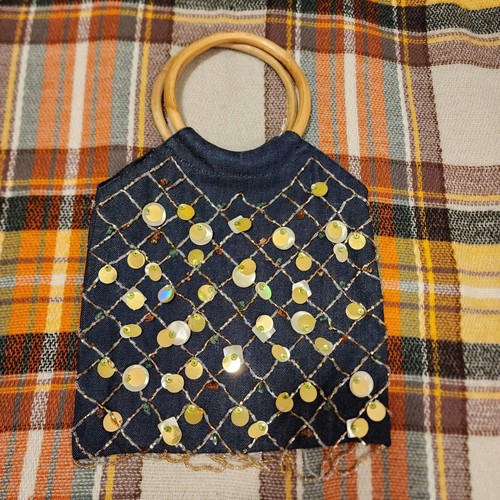 Mini borsa tote - , denim
