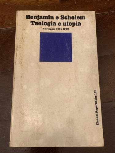 Benjamin scholem teologia - benjamin,