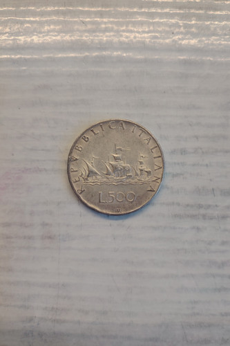 Moneta argento 500 lire - 500,