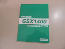 SUZUKI GSX 1400 Inazuma 2002 Riparazione Manutenzione Manuale Officina