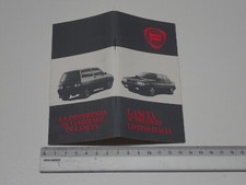 LANCIA AUTOBIANCHI LISTINO PREZZI A 112 Y 10 4WD DELTA TURBO 4WD THEMA 8.32 1986