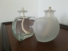 Set lampada ad olio in vetro -